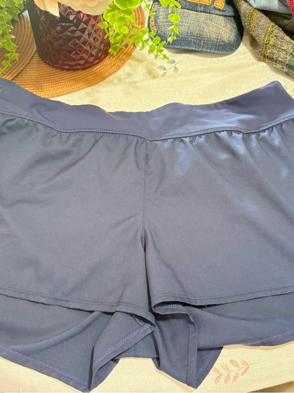 Nike Navy Women's Athletic Shorts with Built-In Liner